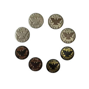20mm Double Pins Jeans <strong>Button</strong> <strong>Metal</strong> <strong>Button</strong> Vintage Design - Product Image 6