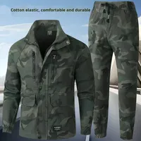 Uniforme tactique en coton camouflage pour homme, printemps-automne, antistatique, respirant, résistant à l'abrasion, haute qualité, personnalisé