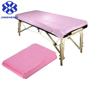 Thoải mái không dệt màu trắng màu xanh hồng massage dùng một lần tấm ga trải giường cho Thẩm mỹ viện spa bệnh viện