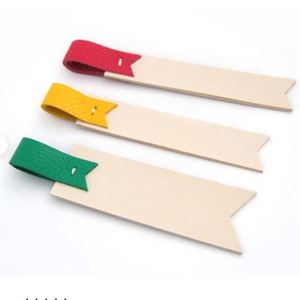 RTS PU Leather <b>Bookmark</b> Promotional Book Page Marker Classic Reusable Reading <b>Gifts</b> for Students - Product Image 4