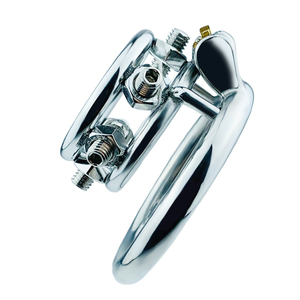 Gratis Custom Box - Round <span class=keywords><strong>Curve</strong></span> Mannen Mannelijke Penis Lock <span class=keywords><strong>Cock</strong></span> <span class=keywords><strong>Ring</strong></span> Vastgeschroefd Kuisheidsapparaat Massage Fixatie Rvs Bdsm Speelgoed - Product Image 6