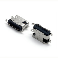 Conector Hembra USB-C de 16 Pines OEM AK Electronics, Modelo 99302-016-01, Montaje SMT en PCB, Transmisión de Datos, Carga LCP