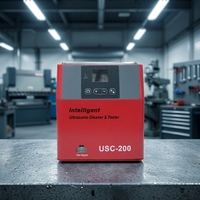 Limpiador ultrasónico de inyectores de combustible USC-200 2L con control inteligente de temperatura