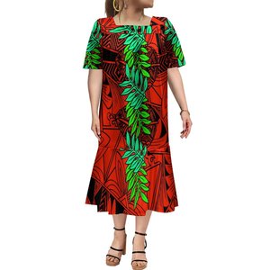 Женское однотонное платье с принтом «рыбий хвост» - Product Image 1