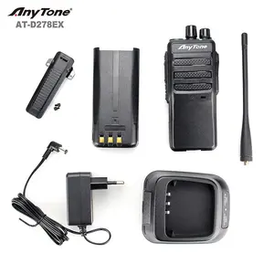 Anytone AES256 Encryption UHF High Quality Newest explosion-proof AT-D278EX UHF waterproof walkie talkie two way radio