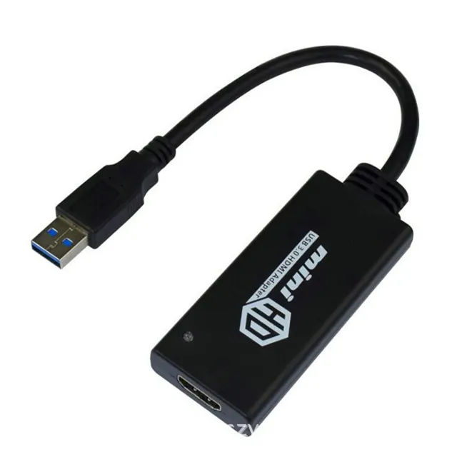 USB 3.0 to HDMI Adapter 1080P Display Extender with Audio for PC Laptop Projector HDTV Compatible for Windows/Mac