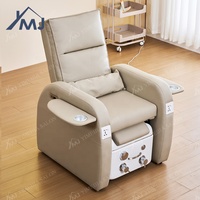 Fauteuil de pédicure de luxe avec pompe de vidange pour salon de manucure et spa des pieds