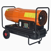Ventilateur souffleur d'air chaud industriel U-Best 30KW en acier inoxydable pour chauffage au diesel, idéal pour poulailler, avec garantie 1 an