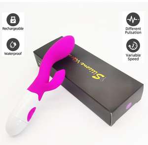 MELO USB yeniden şarj edilebilir çift titreşim tavşan yapay penis vibratör G Spot masaj vajinal klitoris kedi stimülatörü seks oyuncakları kadın için - Product Image 1