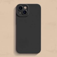 Étui de protection antichoc en silicone TPU mat personnalisé avec protection d'écran pour 8 Plus, design uni