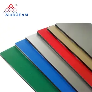 Aludream Acp 3Mm 4Mm Aluminium Kunststof Composiet Paneel Aangepaste Specificaties En Kleuren Voor Wandbekleding En Decoratie