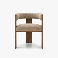 Fauteuils de salle à manger de luxe pour la maison et les restaurants, structure en bois de chêne