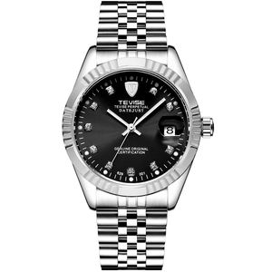 Montre mécanique automatique pour homme, design tendance, vente chaude, calendrier, étanche, cadran lumineux, bracelet en acier inoxydable - Product Image 5