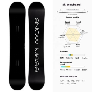 <span class=keywords><strong>Snowboard</strong></span> tout-terrain personnalisé à dureté moyenne pour l'hiver, facile à contrôler pour les débutants, camber, flatland, tricks, carving - Product Image 2