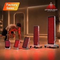 Panneau de luminothérapie rouge haute puissance Aptredlight, 6 longueurs d'onde, écran tactile, bouton, machine de luminothérapie infrarouge PDT pour le corps
