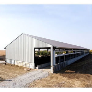 La tettoia della mucca della struttura d'acciaio crea un posto più sano e più sicuro per il bestiame - Product Image 2
