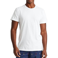 T-shirt pour homme en coton 100% doux, lavé, manches courtes, col rond, coupe classique, streetwear quotidien