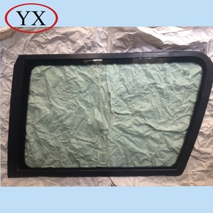 Vetro della porta laterale di alta qualità per Ford <span class=keywords><strong>Fiesta</strong></span> auto glass car window side door glass LFW RW assembly tetto apribile