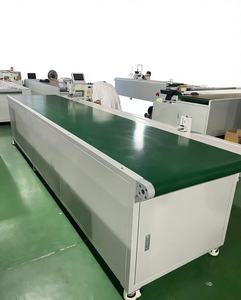 Industrial Computerized Automatic Single Needle Curtain Overlock <b>Sewing</b> Machine with Conveyor Belt <b>for</b> Rolling Side Hemming - Product Image 6