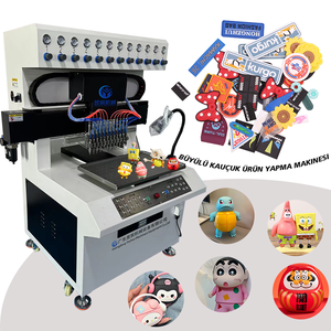 bibo 2025 Machine de fabrication de badges en PVC entièrement automatique 12 couleurs Dagtm Pvc-patch-making-machine - Product Image 1