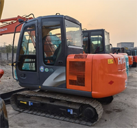 Mini-excavatrice Hitachi ZX60-5A d'occasion de haute qualité avec moteur Yanmar, engrenages et moteur - Bon état, à vendre