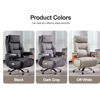 Chaise de bureau inclinable de grande classe avec massage Senior Sense Accueil