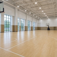 Revêtement de sol sportif intérieur en rouleau, grain de bois érable et chêne, pour terrains de basketball, de badminton, gymnases et studios de danse