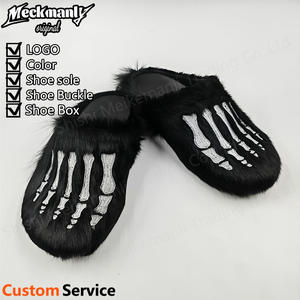 Pantuflas de Felpa Suaves de Alta Calidad 2026, Antideslizantes, Cálidas para Invierno, Personalizadas para Mujer, con Precio de Fábrica - Product Image 4