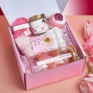 Genesung bald Geschenkset Box individuell an dich denken Geschenkideen für Damenpräzen für ihre Aromatherapie Stresslinderung Spa-Korb