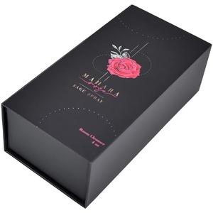 High Quality <b>Black</b> Magnetic Rigid <b>Gift</b> <b>Box</b> Sponge Lining for Cosmetics Skin Care Makeup Tools-High-End Paperboard Packaging - Product Image 3