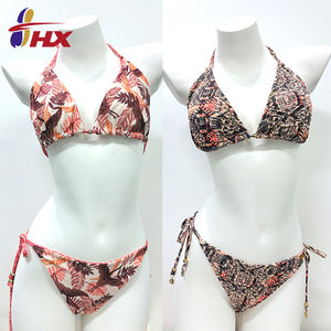 Özel Logo mikro Bikini dize tanga mayo kadınlar için 2025 OEM seksi Mini Bikini seti üçgen mayo Spandex/Polyester - Product Image 6