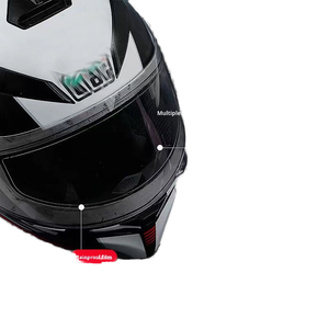 <span class=keywords><strong>Casque</strong></span> de <span class=keywords><strong>moto</strong></span> électrique intégral en ABS <span class=keywords><strong>anti</strong></span>-buée et imperméable haute définition avec visière miroir dorée certifié DOT 1 an - Product Image 5