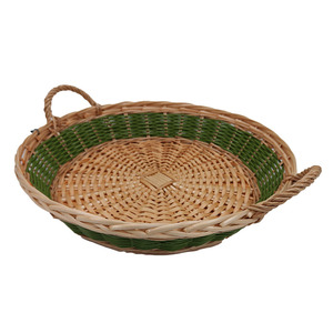 Factory <b>Cheap</b> Willow & PP Handcrafted Multifunction Round Food Storage Fruit <b>Basket</b> - Product Image 6