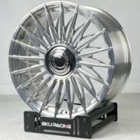 Jantes forgées Bku Luxury 5x120 personnalisées de 20, 21 et 22 pouces à rayons multiples en alliage pour Rolls Royce Phantom Cullinan Ghost Wraith Spectre