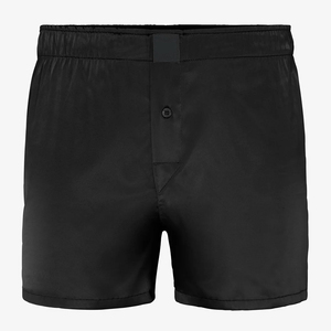 Boxers pour hommes, sous-vêtements confortables en soie glacée, caleçons courts, sous-vêtements unis, sexy, caleçons en satin pour hommes - Product Image 1