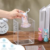 Boîte de présentation pour figurines, personnalisée et écologique, avec couvercle magnétique, fermeture ETB, étui de protection en acrylique