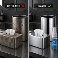 Essence d'entretien invisible de qualité industrielle A1 AF Nano Micro-silica Ceramic, liquide transparent pour l'acier inoxydable