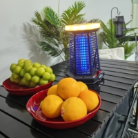 Jardín Solar Bug Zapper impermeable recargable Auto On/Off Mosquito Killer lámpara Mosquito Catcher luz decorativa para Patio