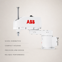 Robot SCARA ABB IRB 920 à 4 axes, charge utile de 6 kg, portée de 0,55 m, pour les tâches d'assemblage électronique de haute précision