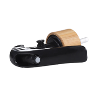 Usine Noir En Plastique 24mm 28mm Brume Déclencheur Pulvérisateur Bambou Pulvérisateur Bouteille Déclencheur Pulvérisateur pour Bouteille De Soins Personnels