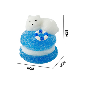Stress Anxiety Relief <b>Cute</b> Taba Stretch Sticky Sensory Fidget Toy Arctic Blue Ocean Burger Polar <b>Bear</b> Squeeze Toy - Product Image 5