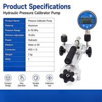 High Precision Portable Hydraulic Pressure Calibration Pump 0-70mpa Used Pressure Gauge Power Pressure Measuring Instrument