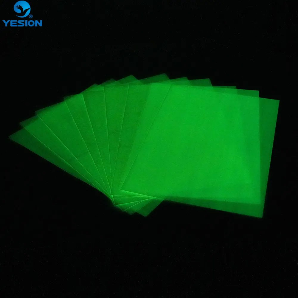 YESION Wholesale GLOW IN THE DARK printable laser temporary transferable tattoo paper luminous neon tattoos