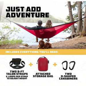 <span class=keywords><strong>Hamac</strong></span> de <span class=keywords><strong>camping</strong></span> en plein air en nylon léger portable personnalisé <span class=keywords><strong>pour</strong></span> les voyages et la randonnée <span class=keywords><strong>pour</strong></span> les campeurs en déplacement - Product Image 3