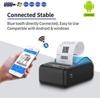 Imprimante thermique de reçus MHT-P11, petite, mobile, USB, sans fil, portable, imprimante de reçus, vente en gros, imprimante d'étiquettes 58 mm