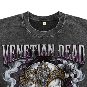 Camisetas Transpirables de Algodón Puro Lavado para Hombre, Camisetas Casuales de Cuello Redondo y Manga Corta con Estampado de Patrones Creativos Personalizados - Product Image 3