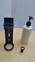 Distributeur mural de savon shampoing après-shampooing en plastique ABS de style moderne pour salle de bain pour hôtel en blanc vert orange