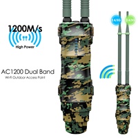 Nouvelle tendance WAVLINK WN570HA2 IP67 Extenseur WiFi extérieur étanche AC1200 Routeur sans fil double bande