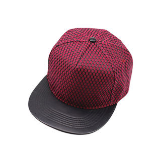 Casquette de baseball personnalisée OEM en gros, 6-7 panneaux, visière plate, fermeture à boucle en cuivre doré, 100% coton, respirante et imperméable - Product Image 5