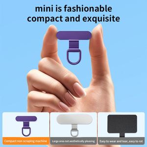 Ultra-Thin Mini Stainless Steel <b>Phone</b> Accessories Kit Lanyard Pad Silent Hole Clip Metal Back Sticker and Side Hanging Connector - Product Image 3